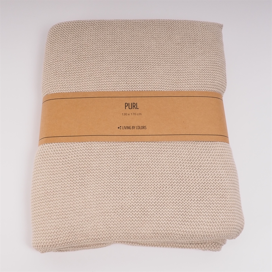 Throw Purl Birch - 08.2024